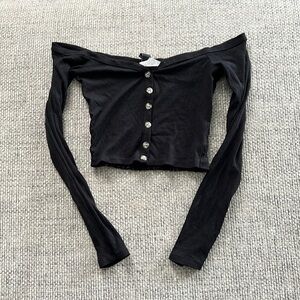💥4 for $25💥 Windsor Off the Shoulder Long Sleeve Top